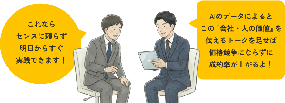 標準化された面談シーン